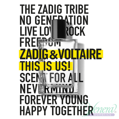 Zadig & Voltaire This is Us! EDT 100ml pentru Bărbați și Femei produs fără ambalaj Produse fără ambalaj