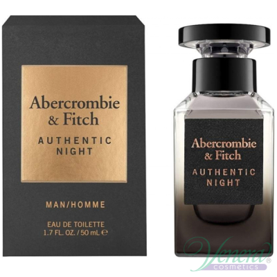 Abercrombie & Fitch Authentic Night Man EDT 50ml pentru Bărbați Arome pentru Bărbați