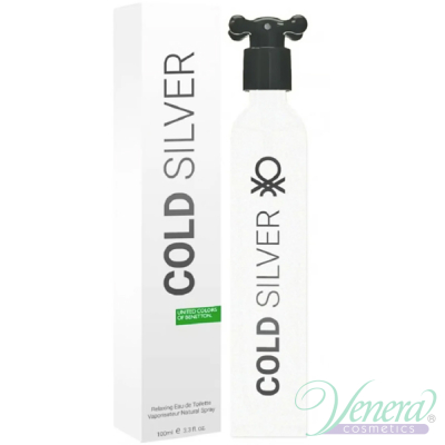 Benetton Cold Silver EDT 100ml pentru Bărbați