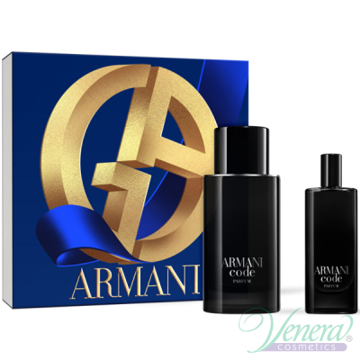 Armani Code Parfum Set (Parfum 75ml + Parfum 15ml) pentru Bărbați Seturi