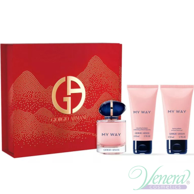 Armani My Way Set (EDP 50ml + BL 50ml + SG 50ml) pentru Femei Seturi