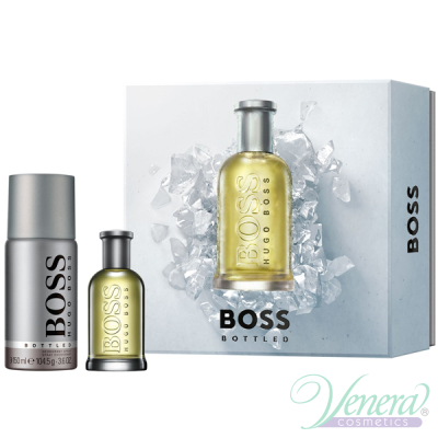 Boss Bottled Set (EDT 50ml + Deo Spray 150ml) pentru Bărbați Seturi