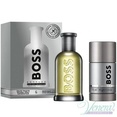 Boss Bottled Set (EDT 100ml + Deo Stick 75ml) for Men Sets