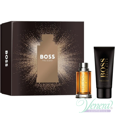 Boss The Scent Set (EDT 50ml + Shower Gel 100ml) pentru Bărbați Seturi