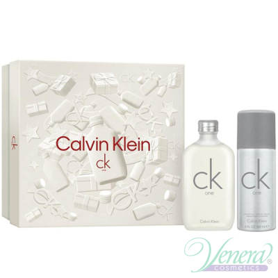 Calvin Klein CK One Set (EDT 100ml + Deo Spray 150ml) pentru Bărbați și Femei Seturi