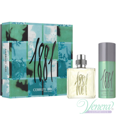 Cerruti 1881 Pour Homme Set (EDT 100ml + Deo Spray 150ml) pentru Bărbați Seturi