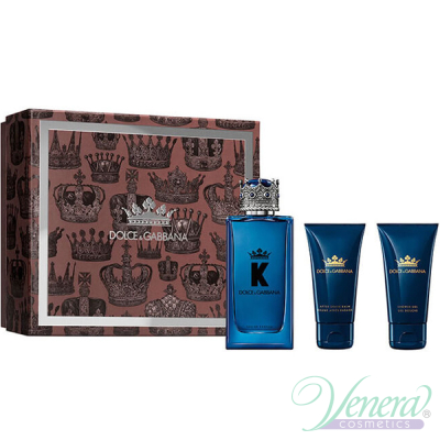 Dolce&Gabbana K by Dolce&Gabbana Eau de Parfum Set (EDP 100ml + ASB 50ml + SG 50ml) pentru Bărbați Seturi
