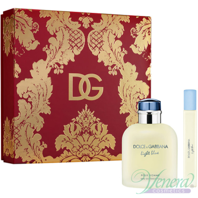 Dolce&Gabbana Light Blue Set (EDT 125ml + EDT 10ml) pentru Bărbați Seturi