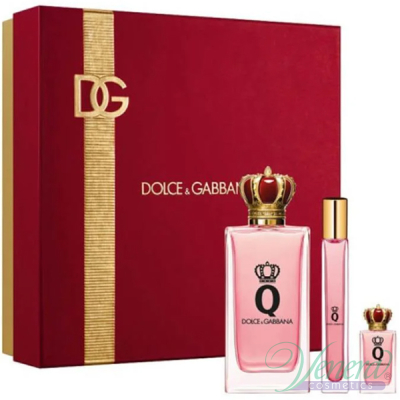 Dolce&Gabbana Q by Dolce&Gabbana Set (EDP 100ml + EDP 10ml + EDP 5ml) pentru Femei Seturi