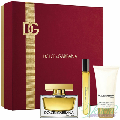 Dolce&Gabbana The One Set (EDP 75ml + BL 50ml + EDP 10ml) pentru Femei Seturi