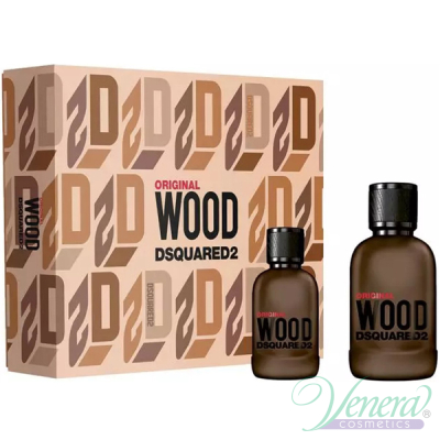 Dsquared2 Original Wood Set (EDP 100ml + EDP 30ml) pentru Bărbați Seturi