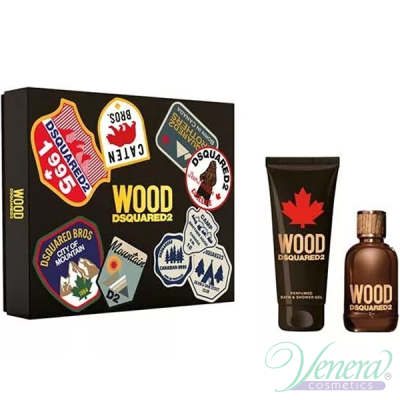 Dsquared2 Wood for Him Set (EDT 100ml + SG 150m...