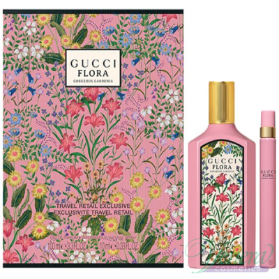 Gucci Flora Gorgeous Gardenia Eau de Parfum Set (EDP 50ml + EDP 10ml) pentru Femei Seturi pentru Femei