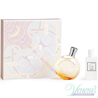 Hermes Eau Des Merveilles Set (EDT 50ml + BL 40ml) pentru Femei Seturi