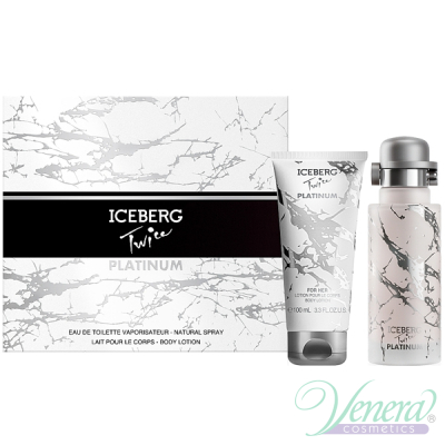 Iceberg Twice Platinum Set (EDT 125ml +BL 100ml...