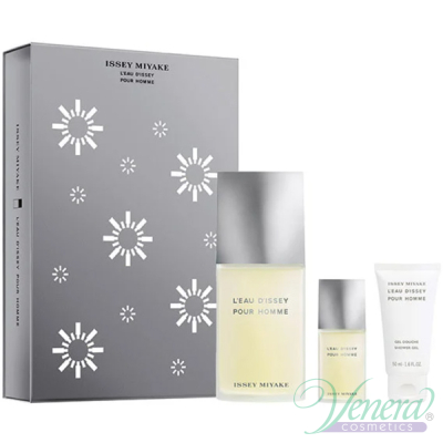 Issey Miyake L'Eau D'Issey Pour Homme Set (EDT 125ml + EDT 15ml + SG 50ml) pentru Bărbați Seturi