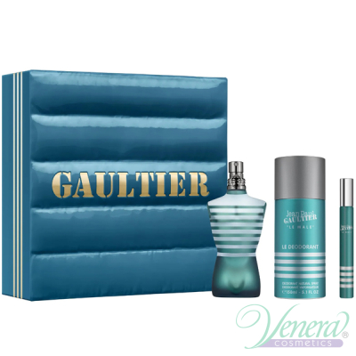 Jean Paul Gaultier Le Male Set (EDT 75ml + EDT 10ml + Deo Spray 150ml) pentru Bărbați Seturi