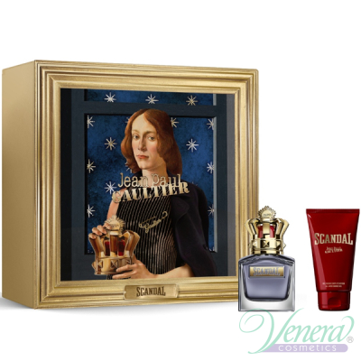 Jean Paul Gaultier Scandal Pour Homme Set (EDT 50ml + SG 75ml) pentru Bărbați Seturi