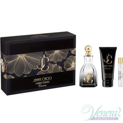 Jimmy Choo I Want Choo Forever Set (EDP 100ml + EDP 7.5ml + BL 100ml) pentru Femei Seturi pentru Femei