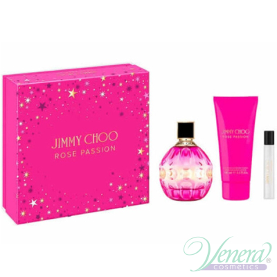 Jimmy Choo Rose Passion Set (EDP 100ml + B...