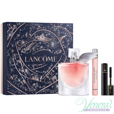 Lancome La Vie Est Belle Set (EDP 50ml + EDP 10ml + Mascara 2ml) pentru Femei Seturi