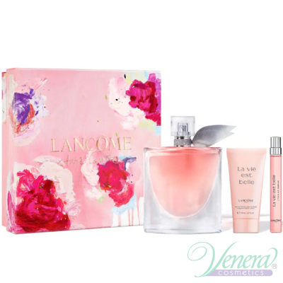 Lancome La Vie Est Belle Set (EDP 100ml + EDP 10ml + BL 50ml) pentru Femei Seturi