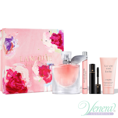 Lancome La Vie Est Belle Set (EDP 50ml + EDP 10ml + BL 50ml + Mascara 2ml) pentru Femei Seturi