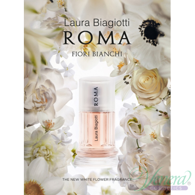 Laura Biagiotti Roma Fiori Bianchi EDT 25ml pentru Femei Parfumuri pentru Femei