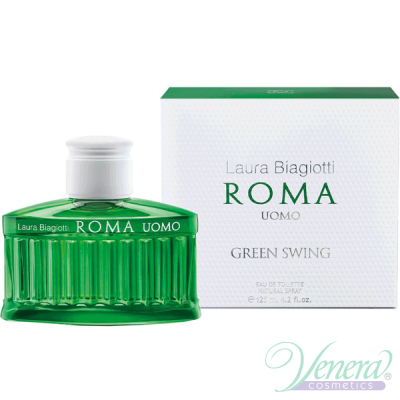 Laura Biagiotti Roma Uomo Green Swing EDT 125ml pentru Bărbați Arome pentru Bărbați