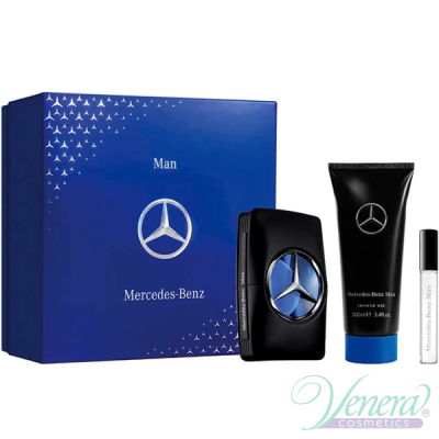 Mercedes-Benz Man Set (EDT 100ml + SG 100ml + EDT 10ml) pentru Bărbați Seturi