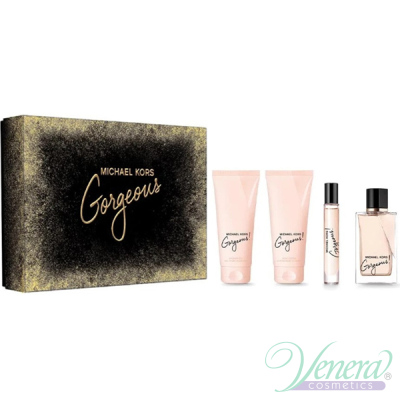 Michael Kors Gorgeous! (EDP 100ml + EDP 10ml + BL 100ml +SG 100ml) pentru Femei Seturi Cadou