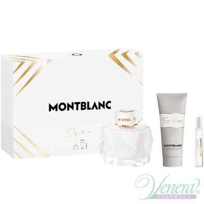  Mont Blanc Signature Set (EDP 90ml + EDP 7.5ml + BL 100ml) pentru Femei Seturi