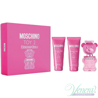 Moschino Toy 2 Buble Gum Set (EDT 50ml + BL 50ml + SG 50ml) pentru Femei Seturi pentru Femei
