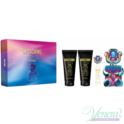 Moschino Toy 2 Pearl Set (EDP 100ml + EDP 10ml + BL 100ml + SG 100ml) pentru Femei Seturi