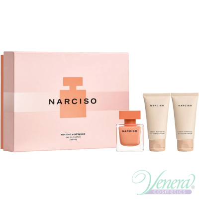 Narciso Rodriguez Narciso Ambree Set (EDP 50ml + BL 50ml + SG 50ml) pentru Femei Seturi