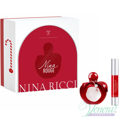 Nina Ricci Nina Rouge Set (EDT 50ml + Lipstick) pentru Femei Seturi