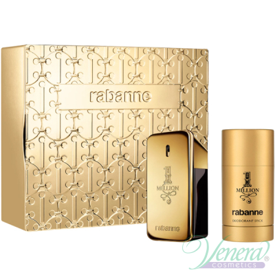 Paco Rabanne 1 Million Set (EDT 50ml + Deo Stick 75ml) pentru Bărbați Seturi