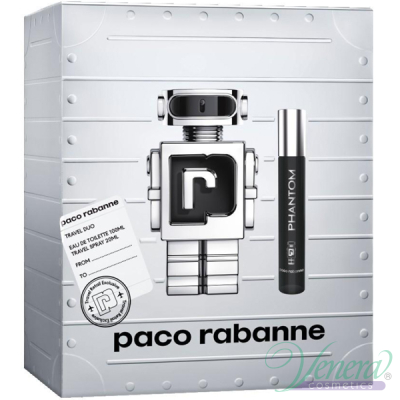 Paco Rabanne Phantom Set (EDT 100ml + EDT 20ml) pentru Bărbați Seturi