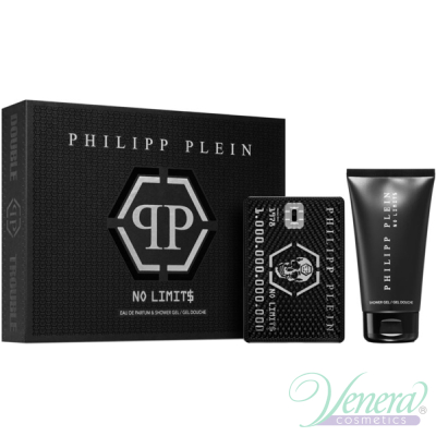 Philipp Plein No Limit$ Set (EDP 90ml + SG 150ml) pentru Bărbați Seturi