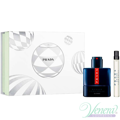 Prada Luna Rossa Ocean Eau de Parfum Set (EDP 50ml + EDP 10ml) pentru Bărbați Seturi