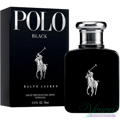 Ralph Lauren Polo Black EDT 75ml pentru Bărbați Men's Fragrance
