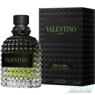 Valentino Uomo Born in Roma Green Sravaganza EDT 100ml pentru Bărbați Arome pentru Bărbați