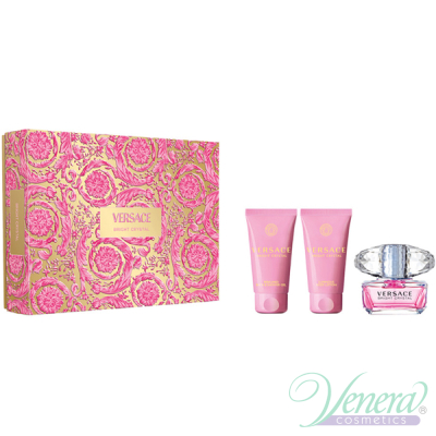 Versace Bright Crystal Set (EDT 50ml + BL 50ml + SG 50ml) pentru Femei Sets