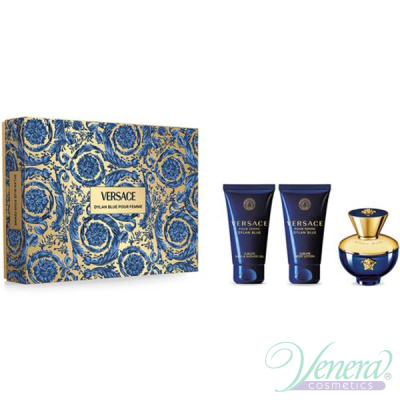 Versace Pour Femme Dylan Blue Set (EDP 50ml + BL 50ml + SG 50ml) pentru Femei Seturi