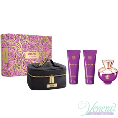 Versace Pour Femme Dylan Purple Set (EDP 100ml + BL 100ml + SG 100ml + Bag) pentru Femei Seturi