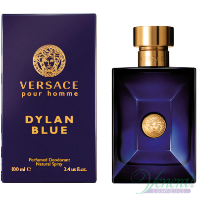 Versace Pour Homme Dylan Blue Deo Spray 100ml pentru Bărbați pentru bărbați Față, corp și produse
