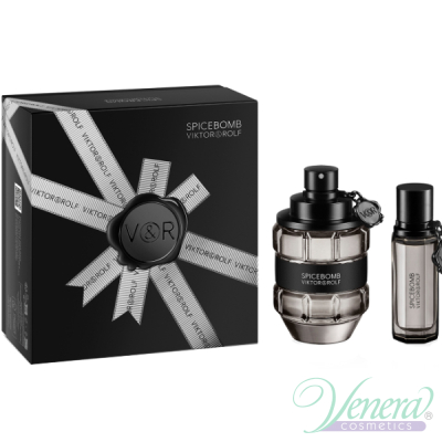 Viktor & Rolf Spicebomb Set (EDT 90ml + EDT 20ml) pentru Bărbați Seturi