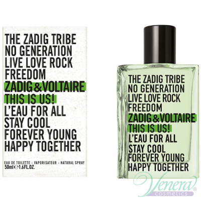 Zadig & Voltaire This is Us! L'eau For All EDT 50ml pentru Bărbați și Femei Unisex Fragrances