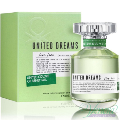 Benetton United Dreams Live Free EDT 80ml pentru Femei Parfumuri pentru Femei