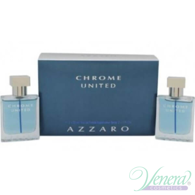 Azzaro Chrome United Set (EDT 30ml + EDT 30ml) pentru Bărbați Seturi Cadou